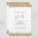 Search for gold and white party invitations Classy
