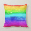 Search for watercolour cushions Rainbow