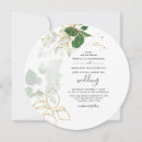 Search for gold leaves wedding invitations Eucalyptus
