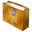 Search for photo gift bags Black and gold