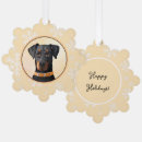 Search for doberman christmas tree decorations Dog
