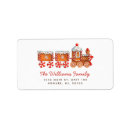Search for sweet treats return address labels Watercolor