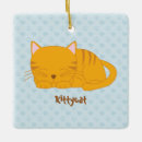 Search for orange tabby cat christmas tree decorations Cats