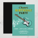 Search for rocker birthday invitations Guitar