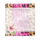 Search for tropical animal notepads Pink