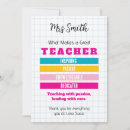 Search for teachers invitations Thank you teacher