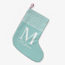 Search for teal christmas stockings Girly