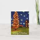 Search for starry night christmas cards Santa