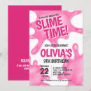 Search for slime party invitations For kids