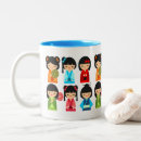 Search for kokeshi mugs Japanese
