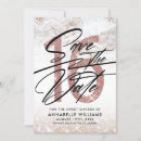 Search for save the date sweet 16 invitations Rose gold