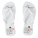 Search for just married jandals Bride