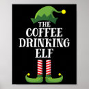 Search for christmas coffee posters Santa
