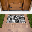 Search for black dog doormats Black and white