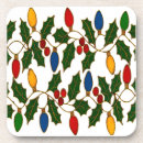 Search for christmas coasters Holly