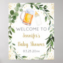 Search for baby is brewing welcome signs Couples baby shower
