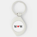 Search for love couple key rings Initials