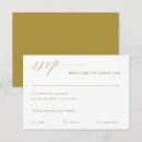 Search for gold rsvp cards Simple
