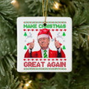 Search for funny trump christmas tree decorations Again
