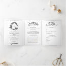 Search for folded wedding invitations All in one