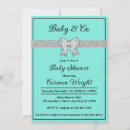 Search for turquoise and silver invitations Glitter