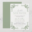 Search for victorian bridal shower invitations Modern