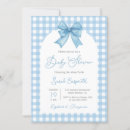 Search for blue gingham invitations Boy