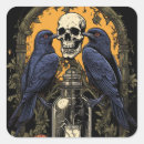 Search for raven skull stickers Halloween