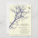 Search for bridal silhouette invitations Navy blue