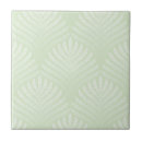 Search for green white pattern tiles Abstract