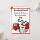Search for dalmation invitations Firefighter