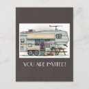 Search for vintage travel invitations Camping