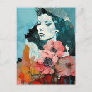 Search for abstract flowers postcards Beautiful