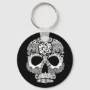 Search for dia de los muertos key rings Skull
