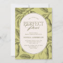 Search for perfect pear invitations Green