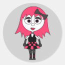 Search for cute goth girl stickers Emo