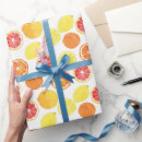 Search for citrus fruit wrapping paper Watercolor