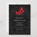 Search for red masquerade party invitations Costume