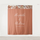 Search for elegant wedding backdrops Terracotta