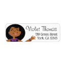 Search for black dress return address labels Birthday