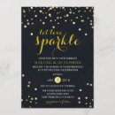 Search for gold glitter wedding invitations Shiny