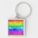 Search for rainbow paint key rings Watercolor