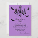 Search for damask halloween invitations Chandelier
