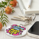 Search for graphic art key rings Colorful