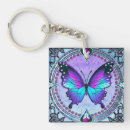 Search for purple butterfly key rings Decorative