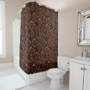 Search for vintage roses shower curtains Red