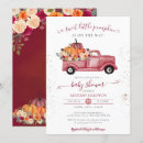 Search for pumpkin truck invitations Red