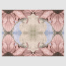 Search for blush pink floral tissue paper Vintage