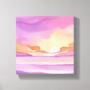 Search for pink sky canvas prints Sunrise