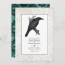 Search for ravens wedding invitations Black